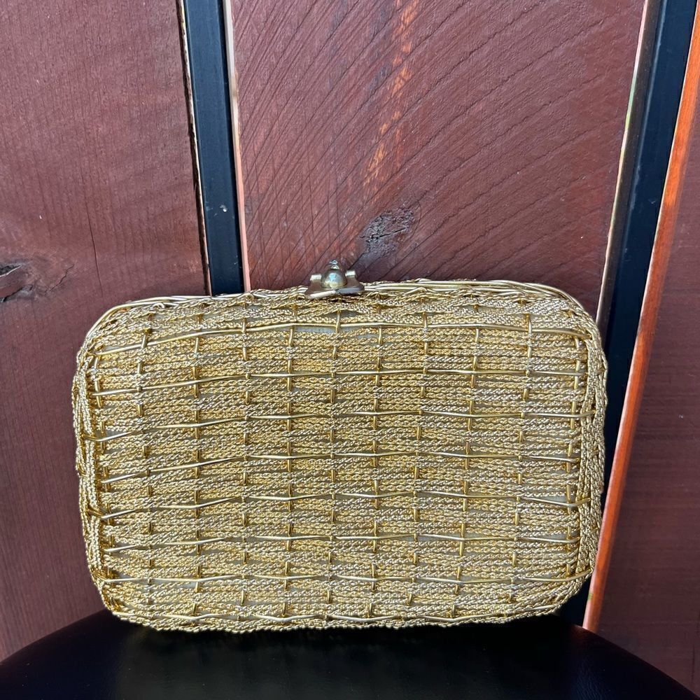 Koret Vintage Gold Clutch